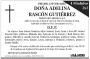 Esquela de Aniversario Diario de León - 4 módulos